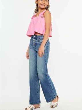 Kan Can USA - Girls Celine High Rise 90’s Flare Jeans